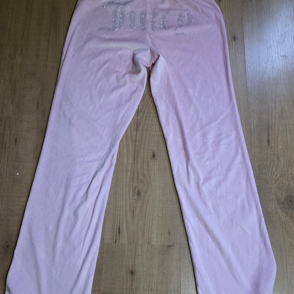 Juicy Couture Pink Velour Pants